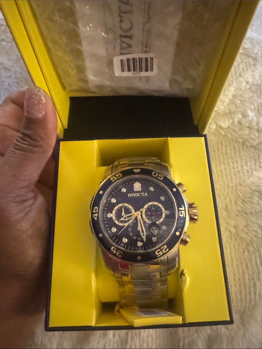 Invicta Pro Diver SCUBA Men's Watch - 48mm. Steel, Gold (0077)